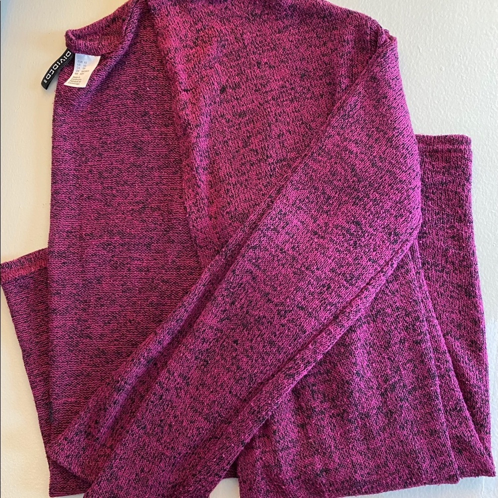 Burgundy Cardigan